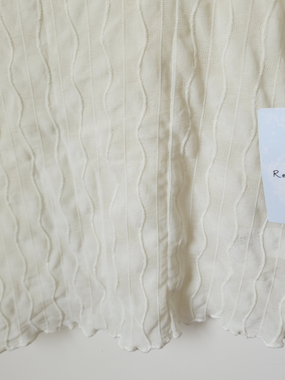 Smi Sheer Ruffle Neck Top - Picture 7 of 11